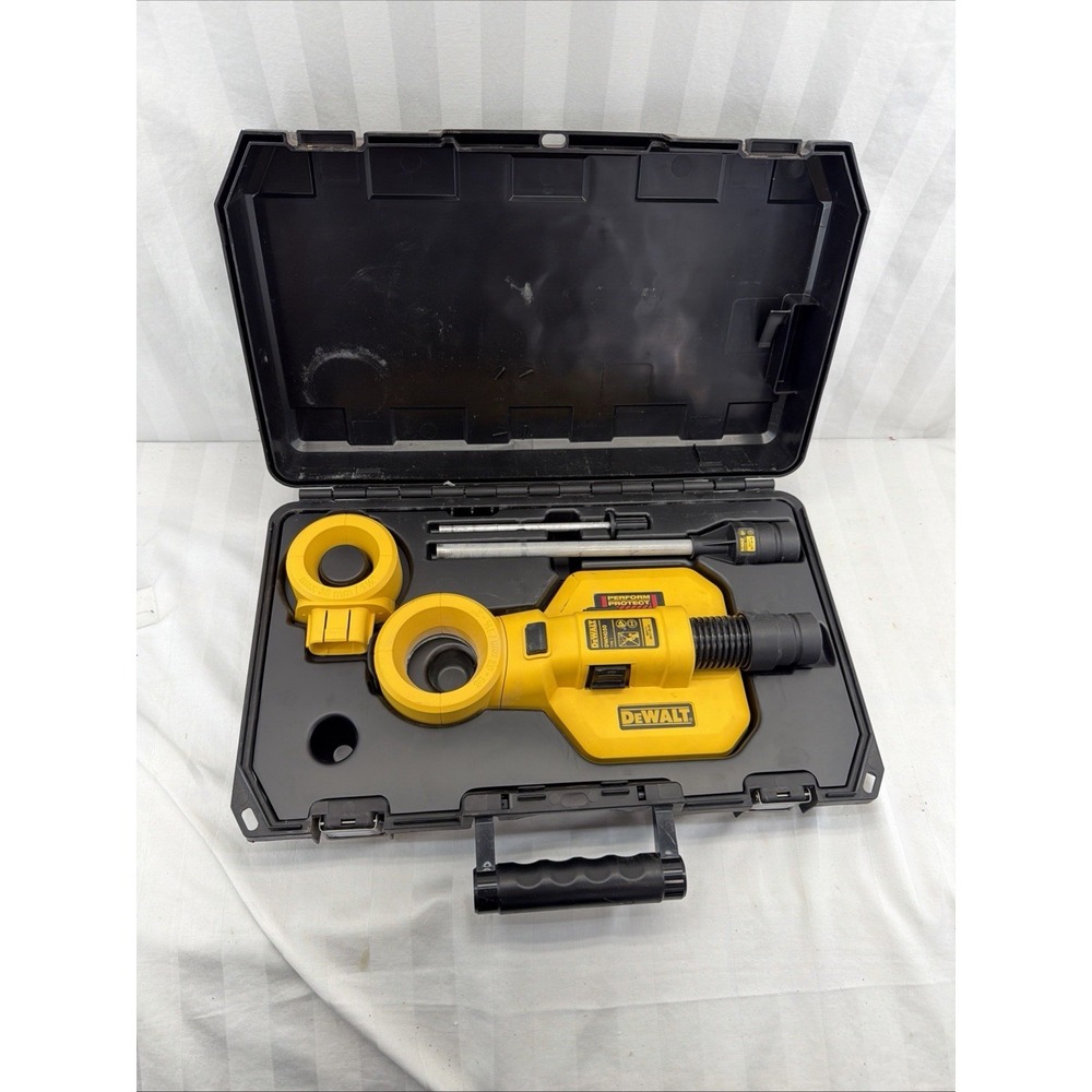 Dewalt DWH050 Type Yellow Hammer Drill Vac Dust Extraction Set